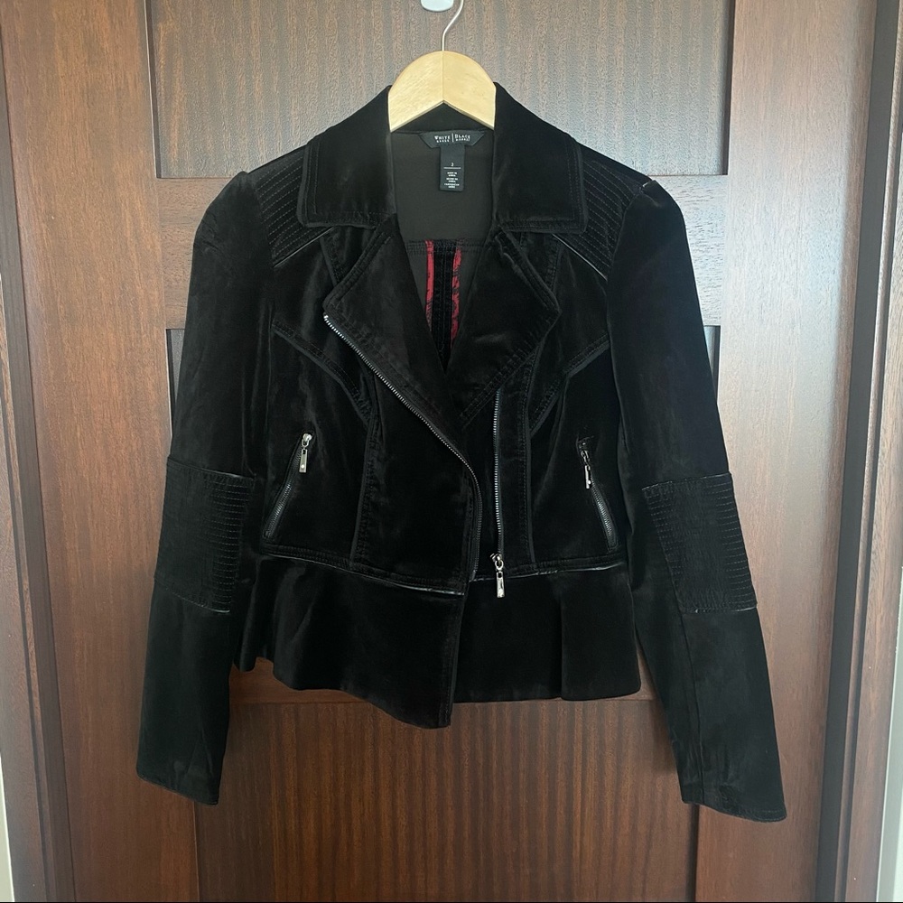 WHBM Velvet Jacket